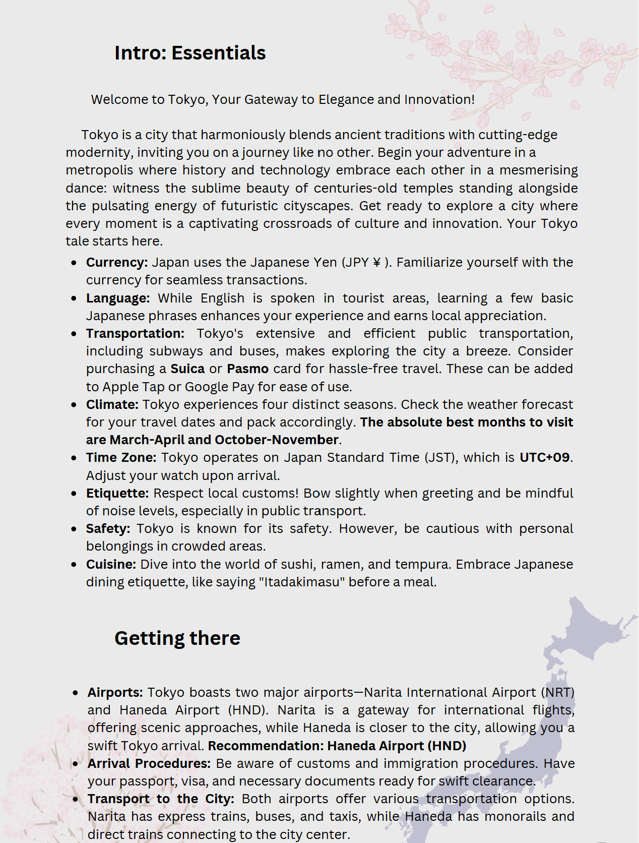 ohbewandering tokyo guide