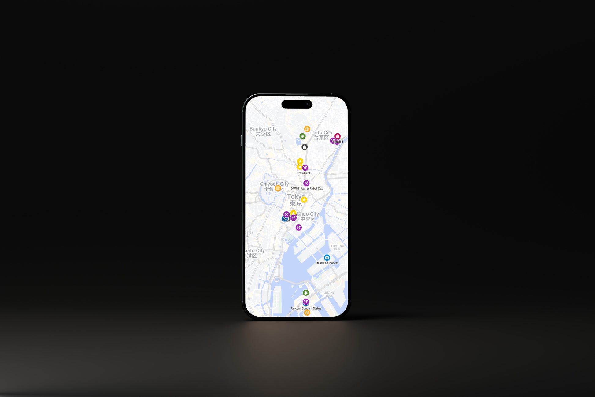 ohbewandering tokyo digital map