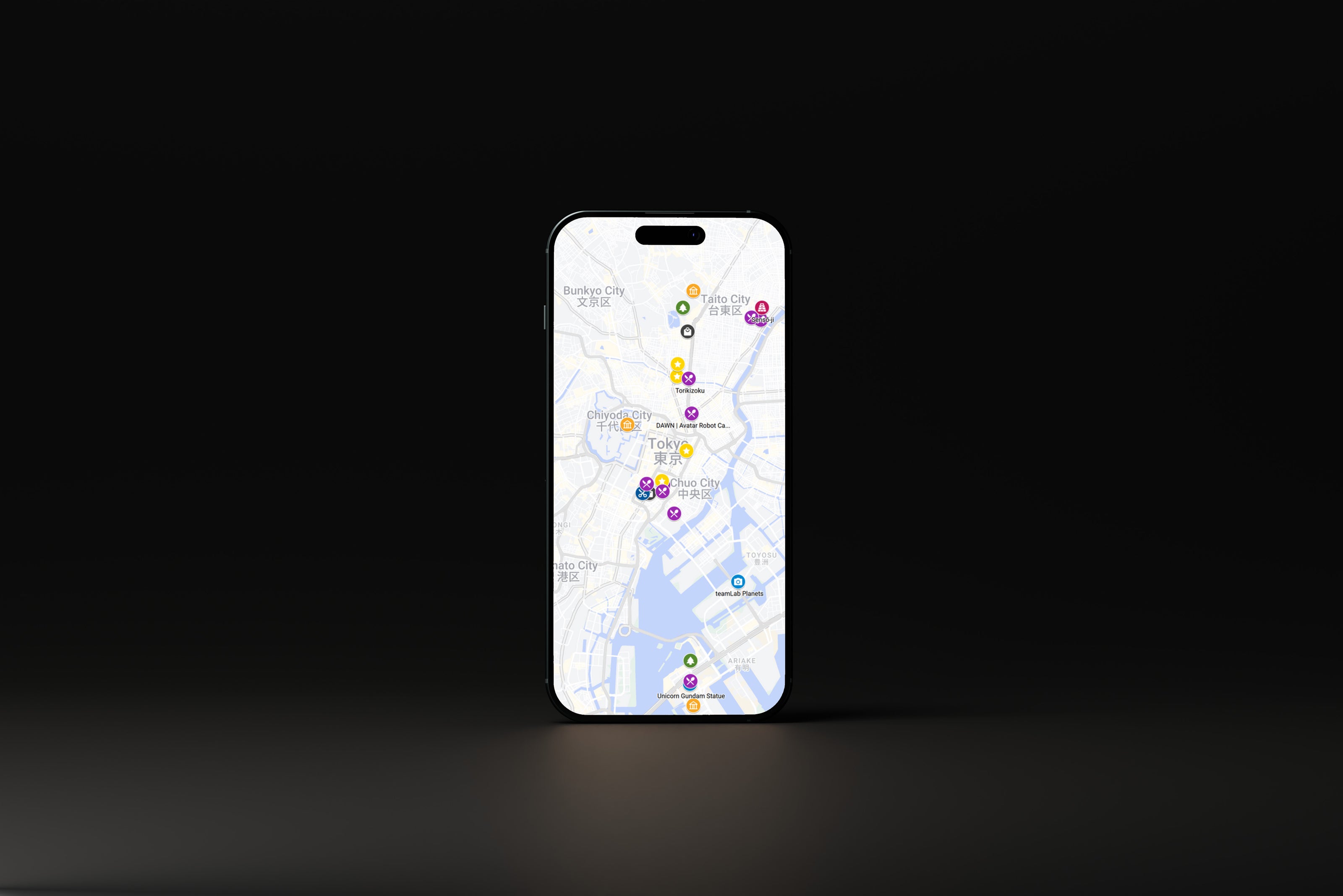 ohbewandering tokyo map